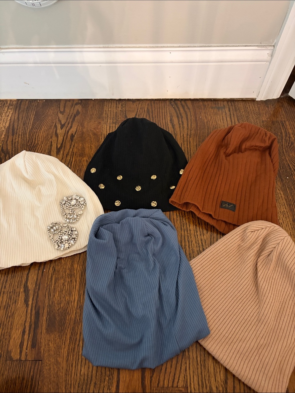 Ribbed Knit Beanie Bundle - 5 pc. One price.